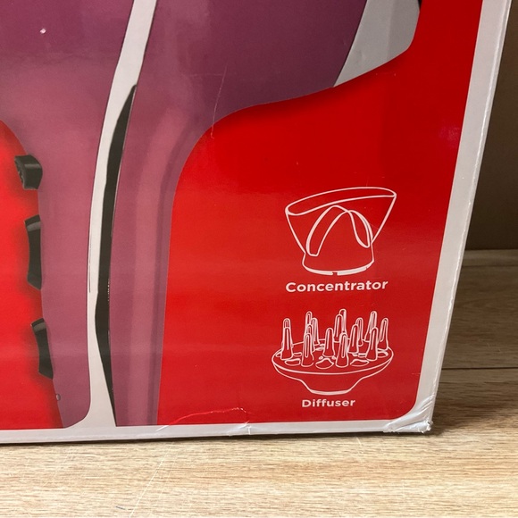 New! Revlon Voluminous Lift Body Salon Hair Dryer Blower Titanium Diffuser - Picture 3 of 9